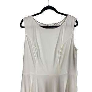 Women's Sleeveless Hanpciers Whit Summer Dress Size Medium